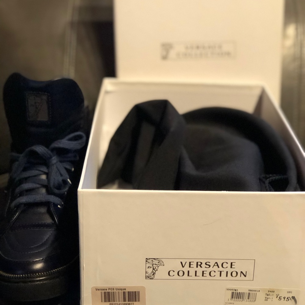 Versace 43 men’s brand new high tops